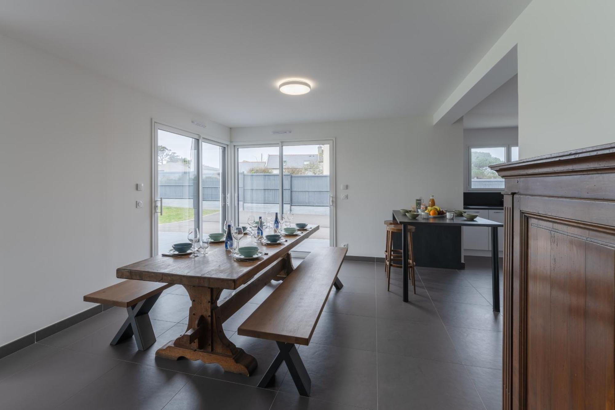 Ker Stivell - Superbe Maison Neuve A 2 Pas De La Mer Landunvez Exterior foto